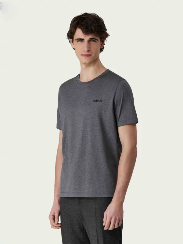 T-shirt Minimal Gris Anthracite